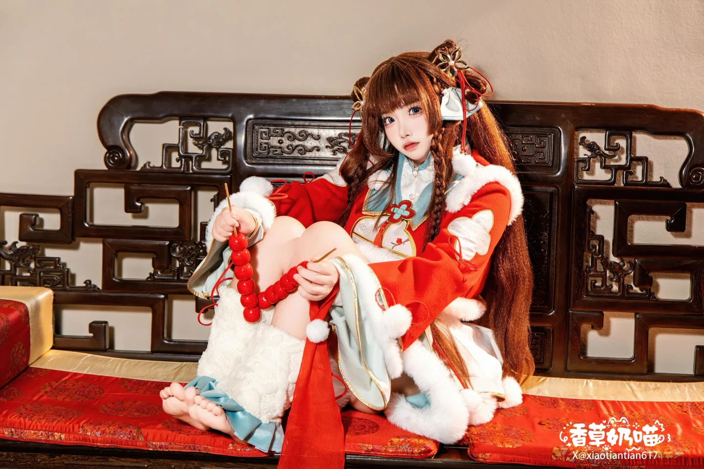 香草奶喵 - No.002 日进斗金 [108P,15V-1.30GB] tg@simisebaisi 【丝足阁】042.webp